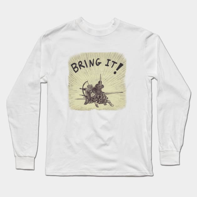 BRING IT! Long Sleeve T-Shirt by Hominid